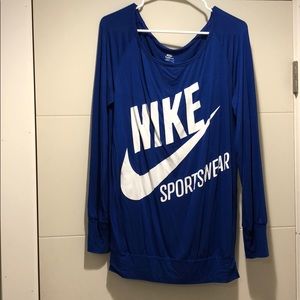 Nike sportswear long sleeved shirt